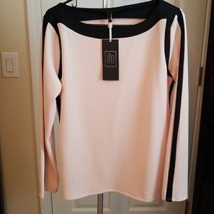 The Limited Long Sleeve Blush and Pink Shirt Top